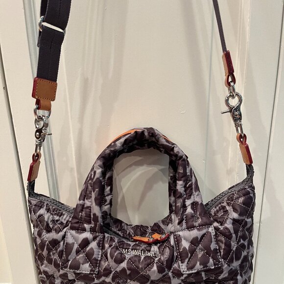 MZ Wallace Quilted Sutton Purse in Leopard Print - Picture 11 of 12